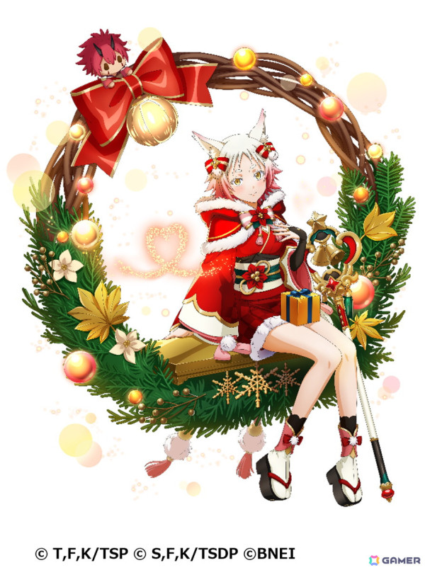 「まおりゅう」でストーリーイベント「火花を照らすオーナメント」が開催！クリスマス衣装のモミジ（CV：佳原萌枝）とアルビス（CV：加隈亜衣）も登場の画像2