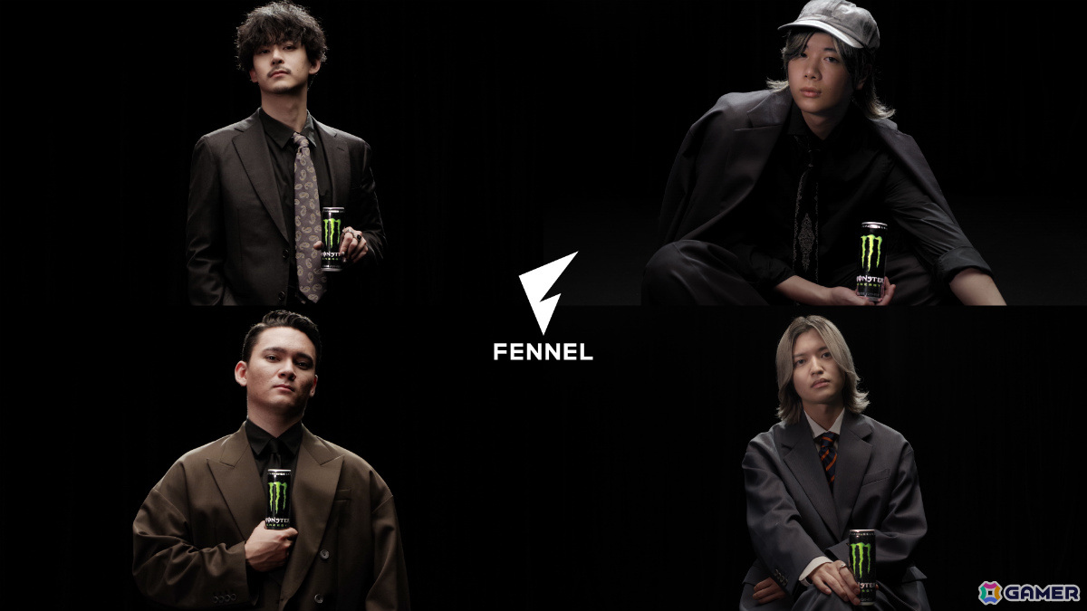 モンスターエナジーがプロeスポーツチーム「FENNEL」ストリーマー部門とスポンサー契約を締結の画像