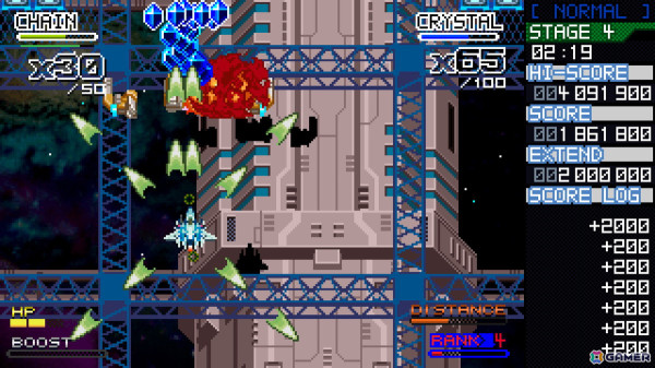 近接バトルと爽快感が特徴のシューティングゲーム「Crystal Breaker」がSwitch/Steamで配信！12月5日までは10%オフの1,530円（税込）にの画像2