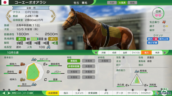 「Winning Post 10 2025」では伝説の名馬に挑む「世界100傑馬」が登場！「ウイポ」史上最古の1971年開始シナリオもの画像9