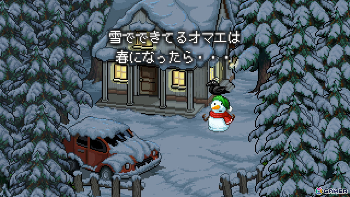 雪だるまが溶ける運命から逃れるアドベンチャーゲーム「スノーマン・ストーリー」のSwitch版が12月12日に配信！暖かくも切ない雪だるまの物語を見届けようの画像