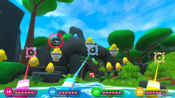 パーティー系ガンシューティング「バン！バン！バンディッツ」がSwitch向けに発売！高難度モードやチームバトルなどの対戦プレイ機能も搭載の画像