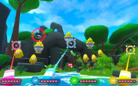 パーティー系ガンシューティング「バン！バン！バンディッツ」がSwitch向けに発売！高難度モードやチームバトルなどの対戦プレイ機能も搭載