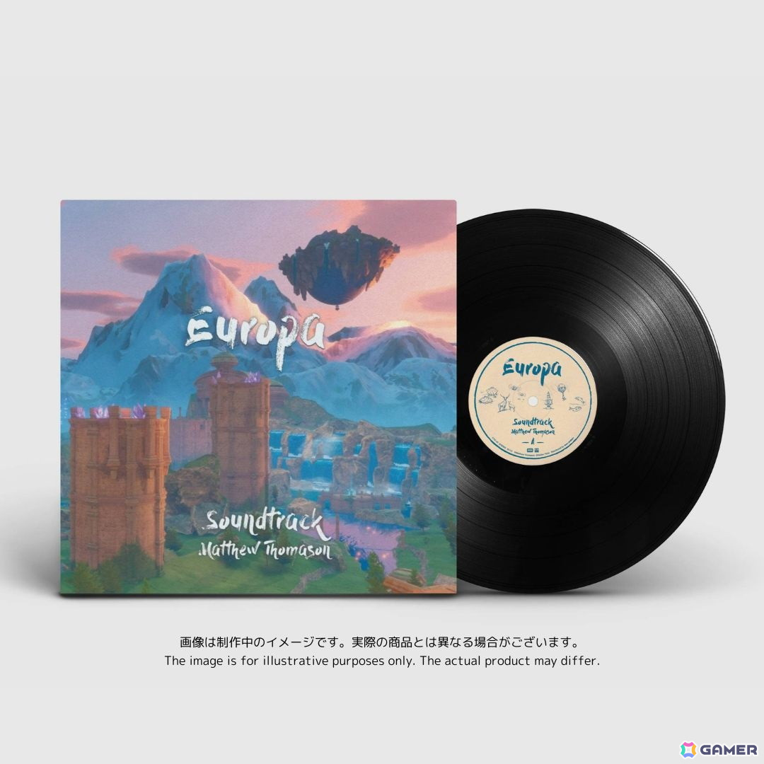 幻想的な世界を描いたインディーゲーム「エウロパ」のサウンドトラックがCD&LPの2形態で2025年3月5日に発売!の画像