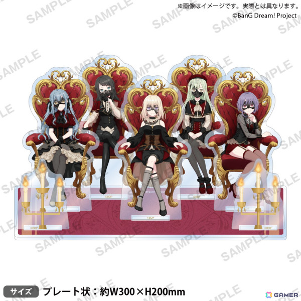 12月6日より開催されるアニメ「BanG Dream! Ave Mujica」放送記念 POP UP STORE in アニメイト池袋本店の情報が公開！玉座イラストを使用したグッズもの画像3