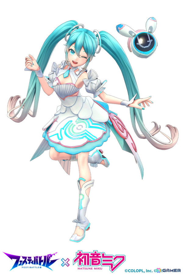 「フェスティバトル」で「初音ミク」とのコラボイベントが開催！新ヒーローとして「初音ミク」が参戦＆コラボガチャが1日1回無料の画像4