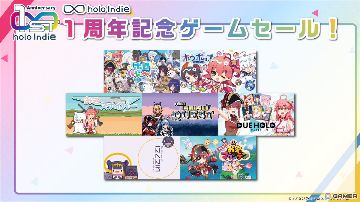 「holo Indie」1周年記念配信で一条莉々華さんプロデュースのゲーム制作プロジェクトが発表！新応援大使としてカエラ・コヴァルスキアさんの追加就任もの画像4