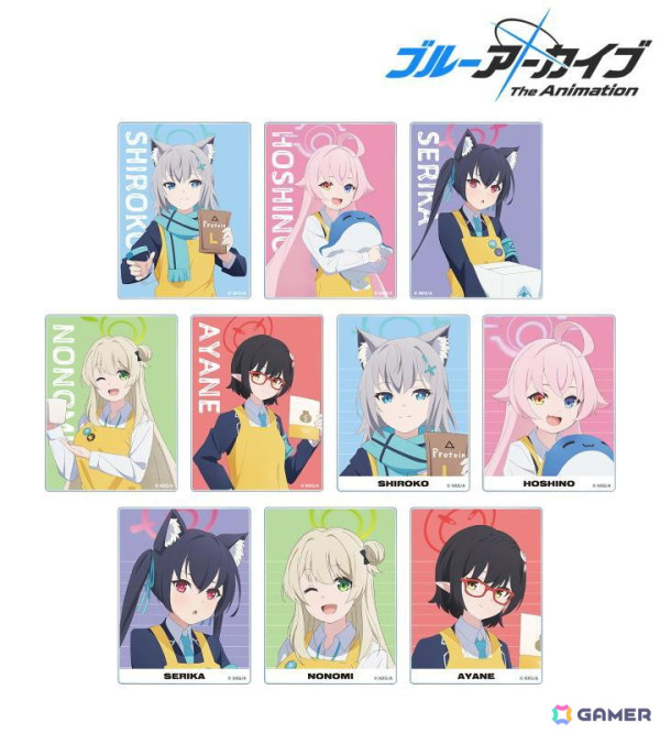 アニメ「ブルアカ」より描き下ろし ショップ店員ver.のアクスタなどが「AMNIBUS」にて受注受付中！の画像3