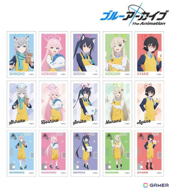 アニメ「ブルアカ」より描き下ろし ショップ店員ver.のアクスタなどが「AMNIBUS」にて受注受付中！の画像7