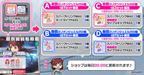 「ミリシタ」楽曲「ギブミーメタファー」で楽しむイベント「プラチナスターチューン～ギブミーメタファー～」が開催！の画像7