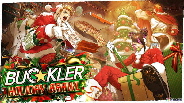 「スト6」クリスマス気分を盛り上げる「BUCKLER ホリデーパーティー」ファイティングパスが配信！全体バトルバランス調整もの画像1