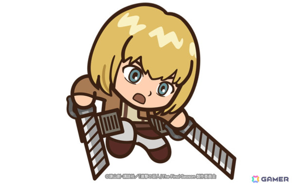 「LINE ドドドバトル」で「進撃の巨人」とのコラボイベントが開催！エレン、ミカサ、アルミン、リヴァイの4人が登場の画像