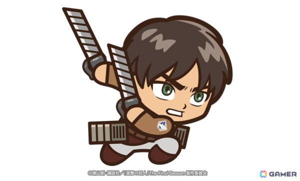 「LINE ドドドバトル」で「進撃の巨人」とのコラボイベントが開催！エレン、ミカサ、アルミン、リヴァイの4人が登場の画像