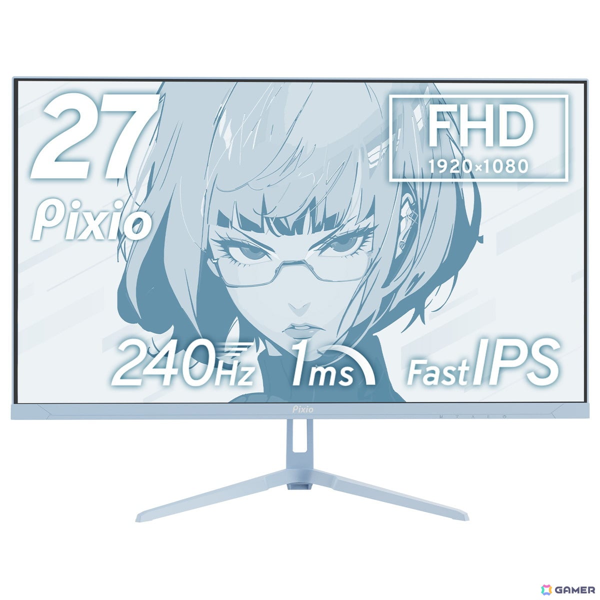 Pixio、4色展開の240Hz対応ゲーミングモニター「PX279 Wave」を12月4日より予約受付開始!ホワイトカラーの3mHDMIケーブル「PXH213BW」のセールもの画像