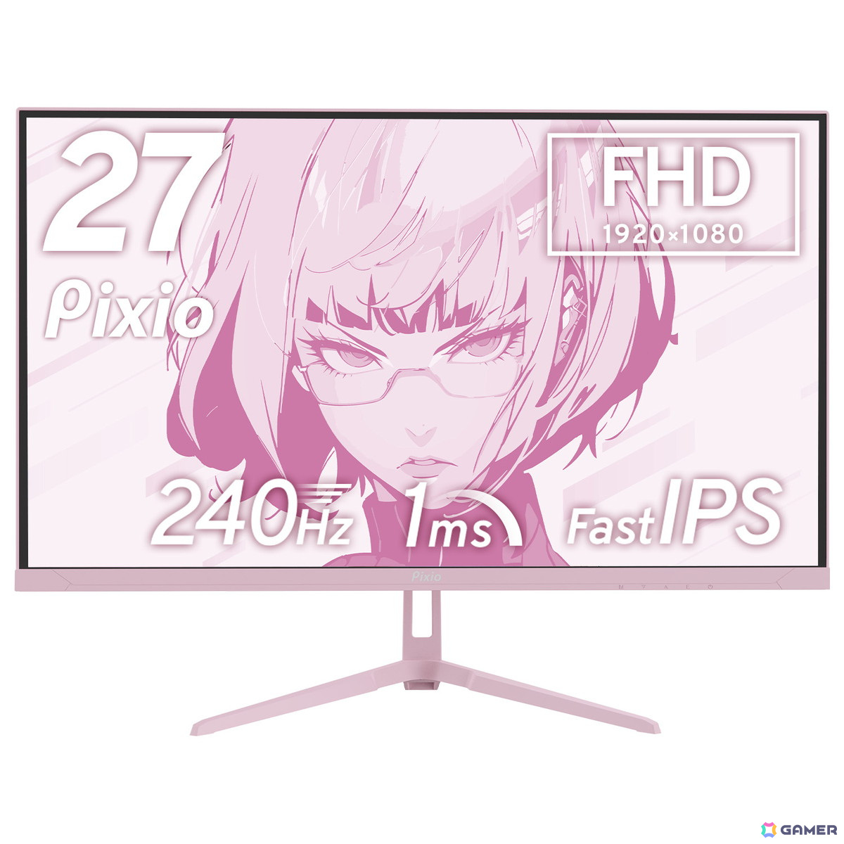 Pixio、4色展開の240Hz対応ゲーミングモニター「PX279 Wave」を12月4日より予約受付開始!ホワイトカラーの3mHDMIケーブル「PXH213BW」のセールもの画像
