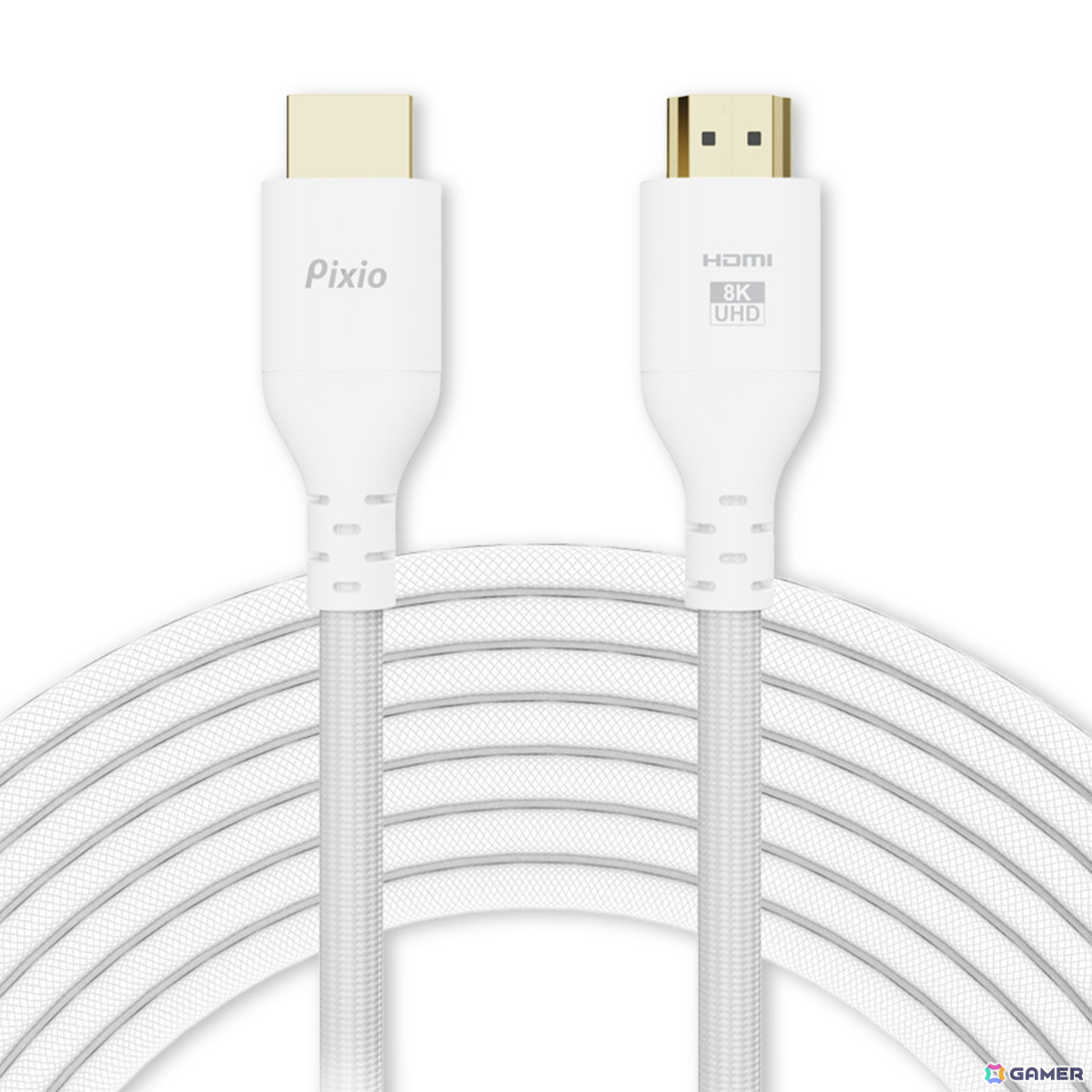 Pixio、4色展開の240Hz対応ゲーミングモニター「PX279 Wave」を12月4日より予約受付開始!ホワイトカラーの3mHDMIケーブル「PXH213BW」のセールもの画像