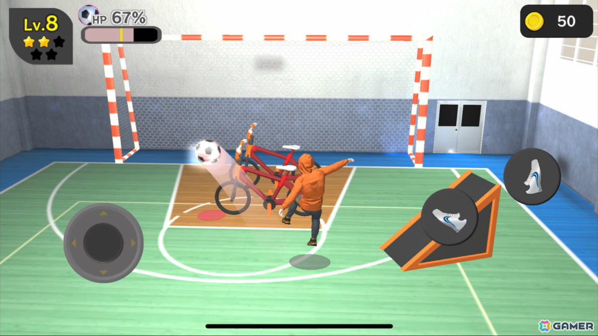 自由すぎる物理エンジンサッカーゲーム「Super Skill Soccer」が配信中――自転車や黒服の男たちなどのディフェンスをかいくぐってゴールを決めろの画像
