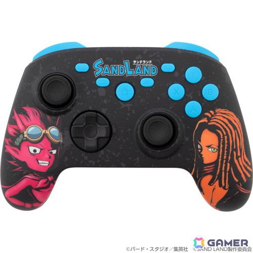 アニメ「SAND LAND」デザインのSwitch/PC用コントローラーと収納ケースがセットで2025年1月下旬に発売!の画像