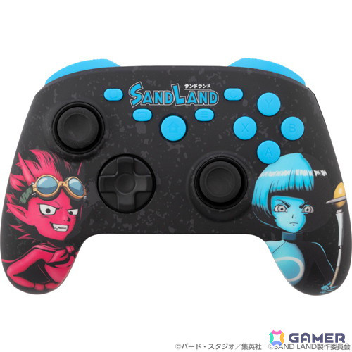 アニメ「SAND LAND」デザインのSwitch/PC用コントローラーと収納ケース