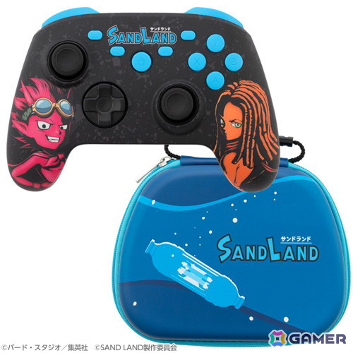 アニメ「SAND LAND」デザインのSwitch/PC用コントローラーと収納ケースがセットで2025年1月下旬に発売!の画像