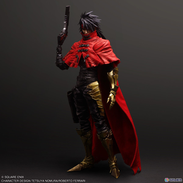 精巧な造形と豊かなギミックを実現した「PLAY ARTS真」シリーズ第一弾として「FFVII リバース」よりヴィンセント・ヴァレンタインが登場！の画像1