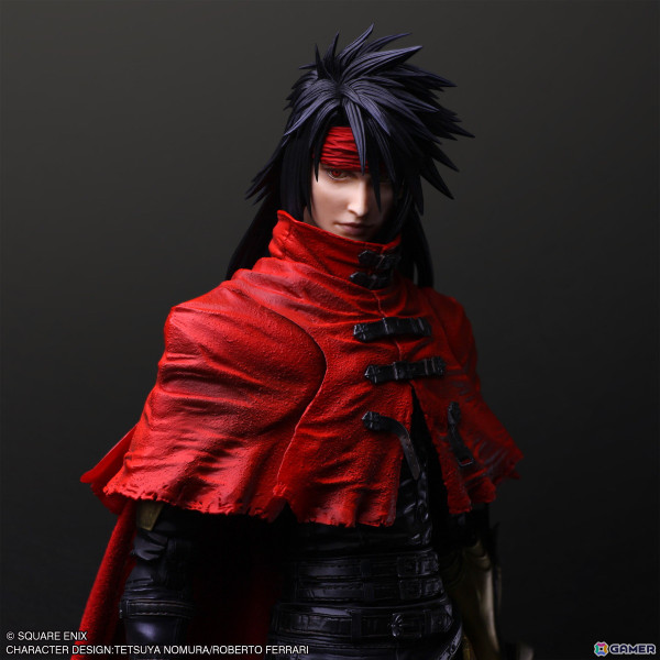 精巧な造形と豊かなギミックを実現した「PLAY ARTS真」シリーズ第一弾として「FFVII リバース」よりヴィンセント・ヴァレンタインが登場!の画像