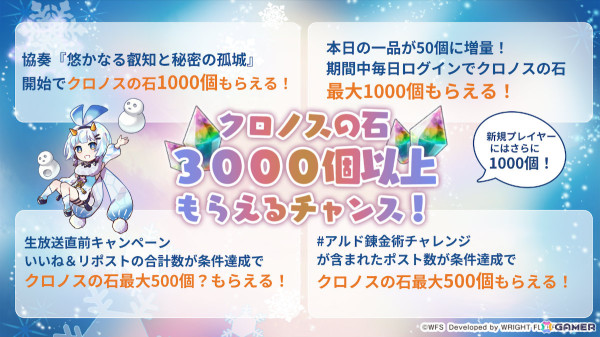 「アナザーエデン」×「ライザのアトリエ」のコラボが12月5日より開催！ライザ、クラウディア、アンペルが仲間にの画像12