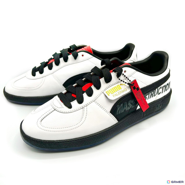 「ペルソナ3 リロード」とatmos、PUMAがコラボ！世界観がデザインに反映されたコラボシューズ「PUMA PALERMO P3R ATMOS」が12月24日に発売の画像3