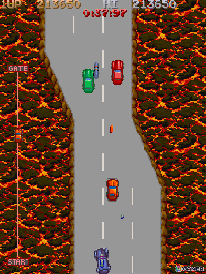 さまざまなガジェットを備えた愛車に乗って追手から逃げ切るカーアクション「アーケードアーカイブス シティボンバー」が12月5日に配信！の画像4