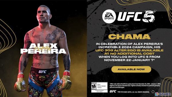 「EA SPORTS UFC 5」でホリデーアップデートが実施！朝倉海選手や打撃専用モード「スタンド＆バン」などが追加の画像3