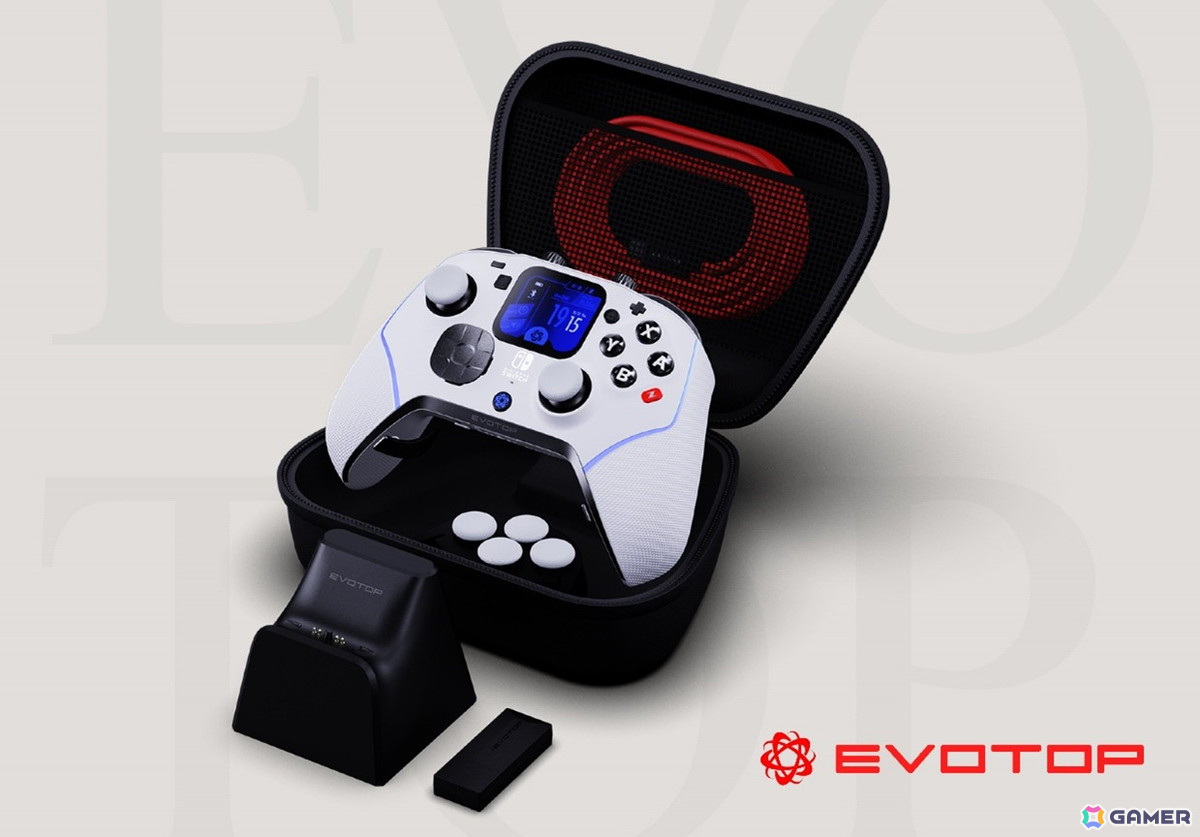 Switch対応コントローラー「EVOTOP」一般販売&新色ホワイトの予約が開始!ZUIKI STOREではトートバッグとアクリルキーホルダーが付属の画像