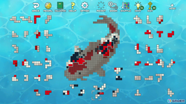 ドット絵を組み立てるパズルゲーム「ドットピースパズル」のSwitch版が12月12日に配信！290通り以上の遊び方を収録の画像6