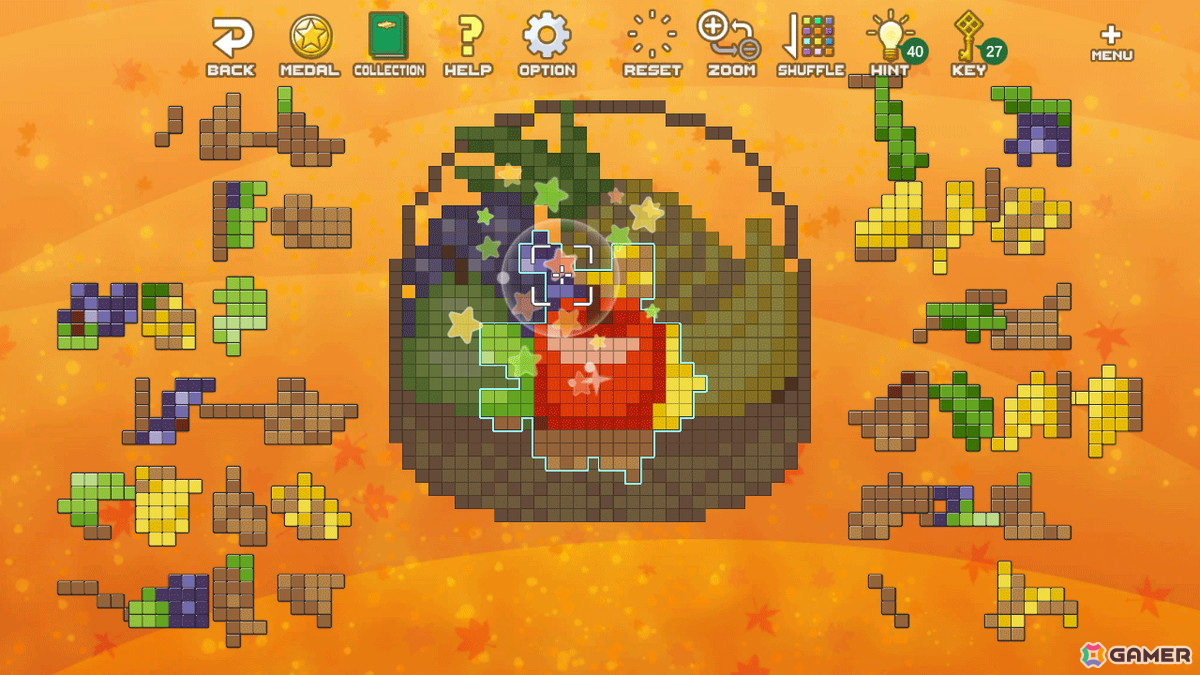 ドット絵を組み立てるパズルゲーム「ドットピースパズル」のSwitch版が12月12日に配信！290通り以上の遊び方を収録の画像5