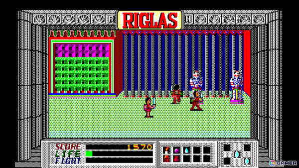 「EGGコンソール リグラス 魂の回帰 PC-8801」が配信!オズボーン族の少年メイとなってベルジュナの秘密に挑むサイドビューRPGの画像