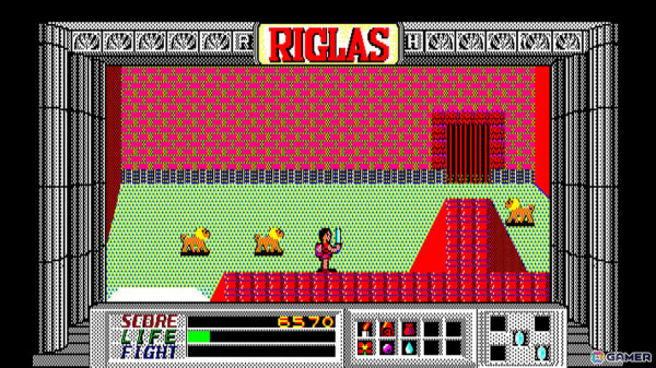 「EGGコンソール リグラス 魂の回帰 PC-8801」が配信!オズボーン族の少年メイとなってベルジュナの秘密に挑むサイドビューRPGの画像