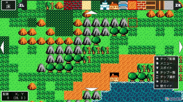 「クラシックダンジョンX3」キャラクターやBGM、街マップを自在に作成できるエディット機能を紹介！通信機能では自作品の共有も可能の画像15