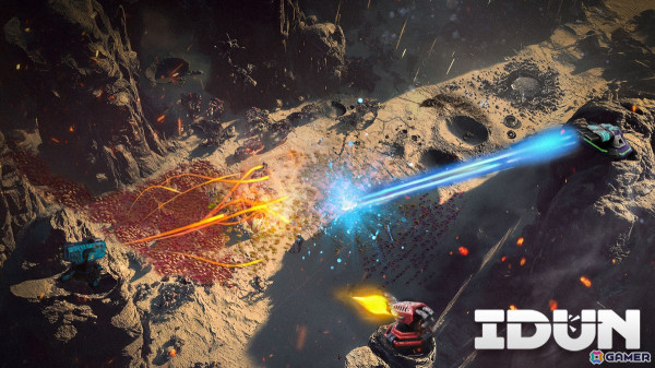 「IDUN - 前線防衛サバイバル」Steam版のリリース日が2025年1月21日に決定！テクノロジーを改良しつつ大群から前線を守るタワーディフェンスの画像1