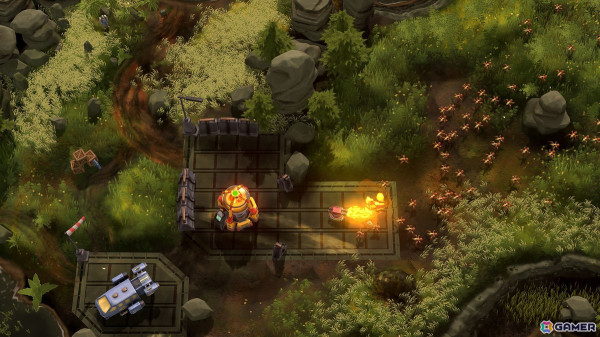 「IDUN - 前線防衛サバイバル」Steam版のリリース日が2025年1月21日に決定！テクノロジーを改良しつつ大群から前線を守るタワーディフェンスの画像