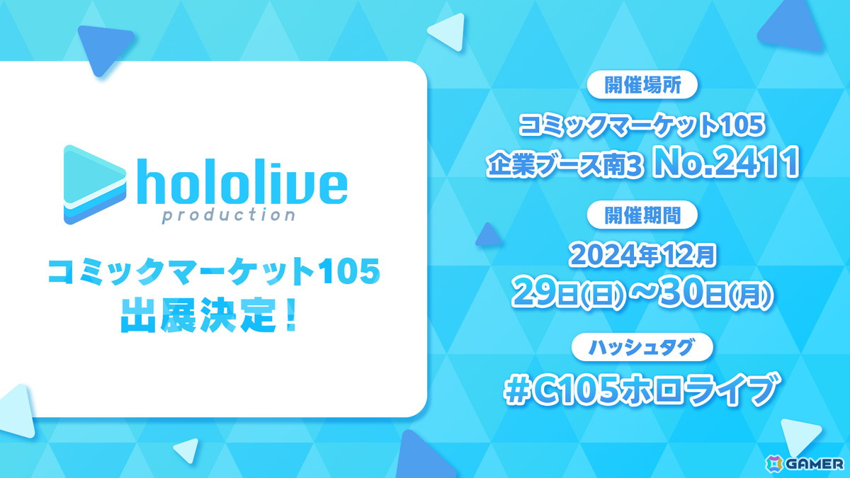 ホロライブプロダクションがコミケ105に出展！「ボイス」企画KVを使用したオリジナル商品や「みっころね24 特製ショッパー」などのグッズ販売もの画像