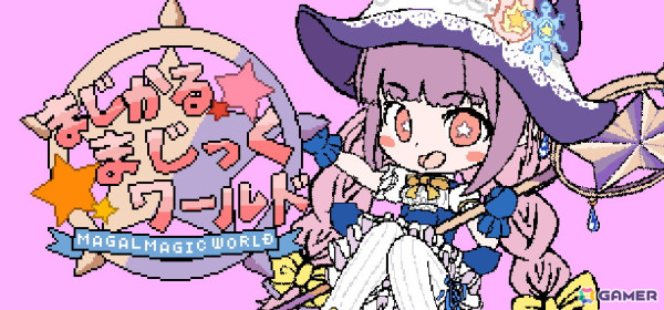 Vtuberの魔法少女こはくさんが開発した横スクロールアクション「まじかるまじっくワールド」がSteamで12月11日に配信！メインキャラクターは全員現役Vtuberの画像1