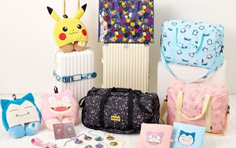 ポケモンデザインのトラベルバッグやフード付きネックピローなど旅行のお供に便利なアイテムが「gowell」より発売！