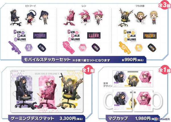 アニメ「ガンゲイル・オンラインII」とeスポーツカフェ「AIM」のコラボカフェが12月20日より開催！の画像11