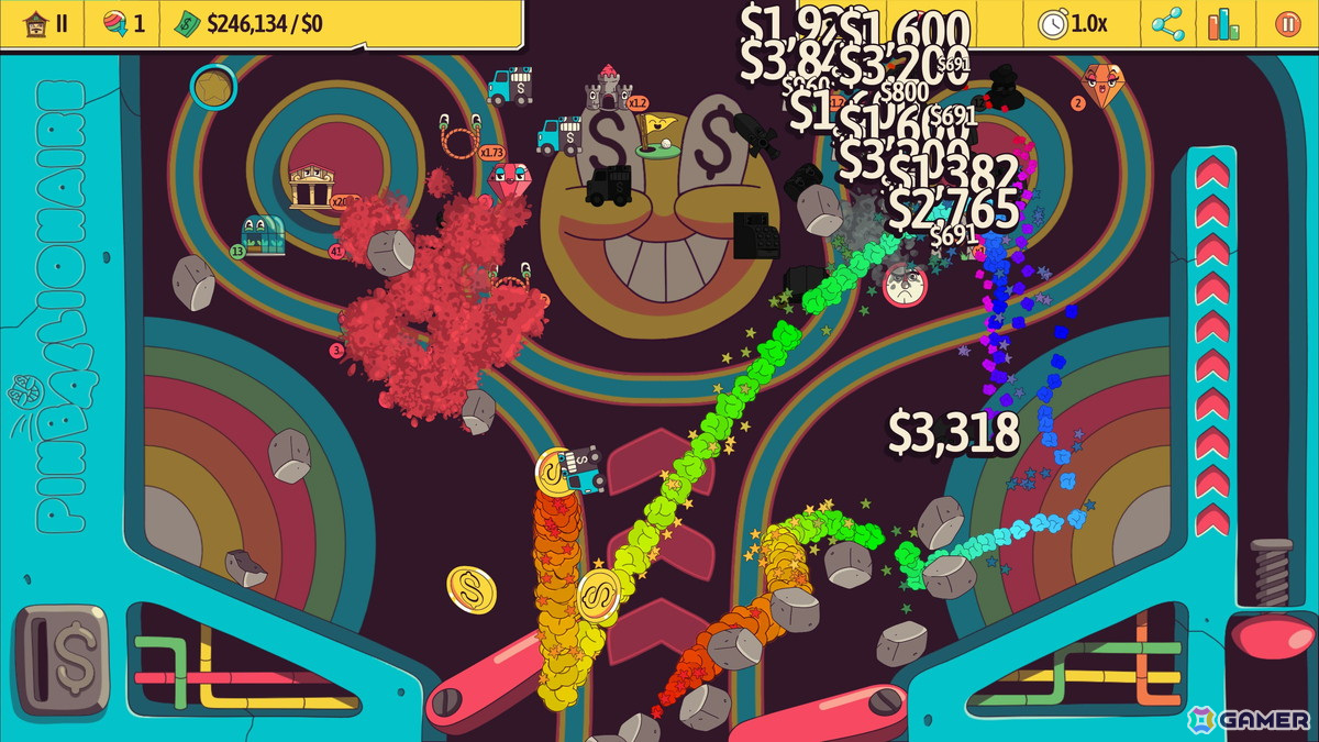 カオスな動きを生み出す物理演算ローグライクゲーム「Ballionaire」がリリース！記念セールとして19％オフで販売中の画像5