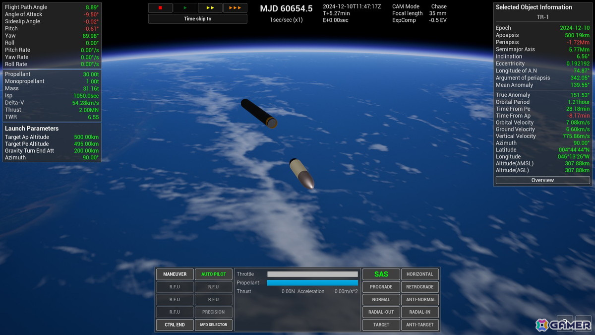 「Keplerian Space Discovery」体験版がSteamで配信！作成したロケットを打ち上げて太陽系の天体を探索する宇宙船シミュレーションゲームの画像6