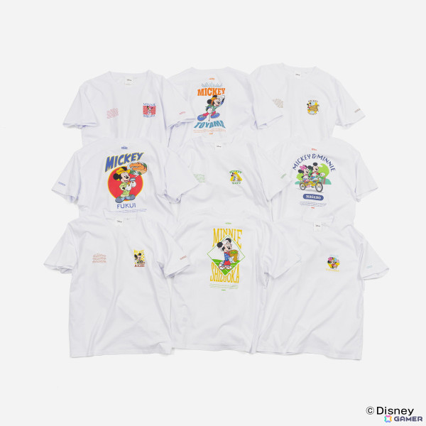 47都道府県のご当地ディズニーTシャツが12月20日よりZOZOTOWN限定で