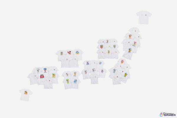 47都道府県のご当地ディズニーTシャツが12月20日よりZOZOTOWN限定で抽選販売――合計2,020点限定で都道府県別人口の割合に基づいた数量で製作の画像9
