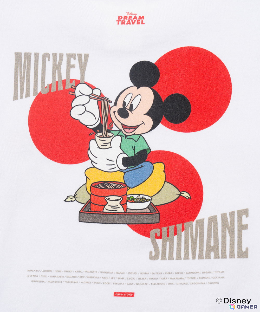 47都道府県のご当地ディズニーTシャツが12月20日よりZOZOTOWN限定で抽選販売――合計2,020点限定で都道府県別人口の割合に基づいた数量で製作の画像103