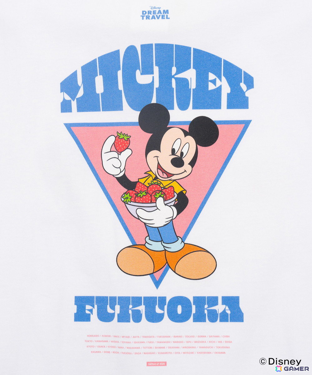 47都道府県のご当地ディズニーTシャツが12月20日よりZOZOTOWN限定で抽選販売――合計2,020点限定で都道府県別人口の割合に基づいた数量で製作の画像129