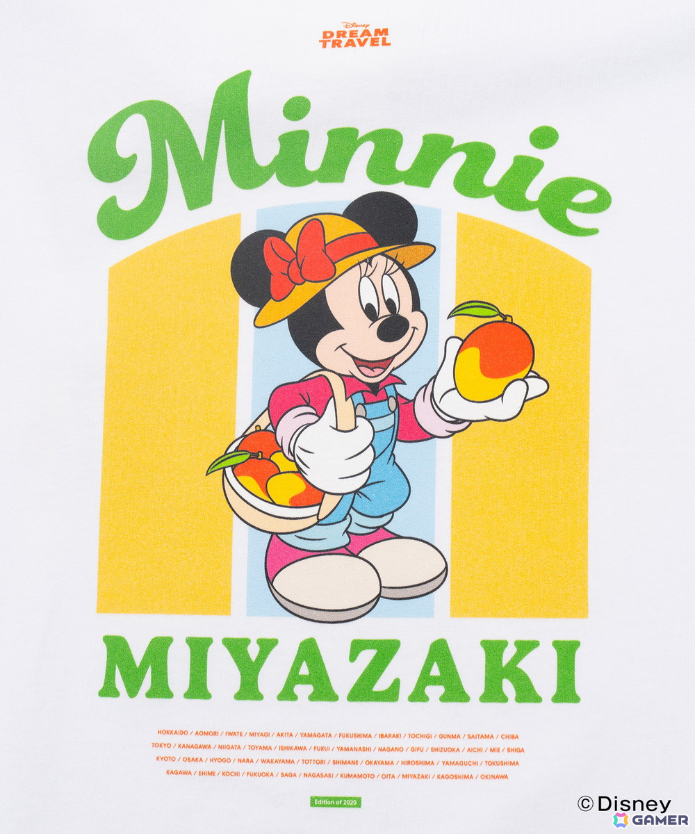 47都道府県のご当地ディズニーTシャツが12月20日よりZOZOTOWN限定で抽選販売――合計2,020点限定で都道府県別人口の割合に基づいた数量で製作の画像144