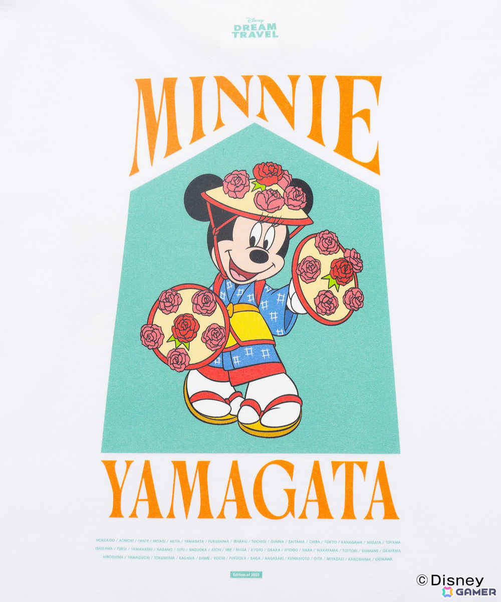 47都道府県のご当地ディズニーTシャツが12月20日よりZOZOTOWN限定で抽選販売――合計2,020点限定で都道府県別人口の割合に基づいた数量で製作の画像27